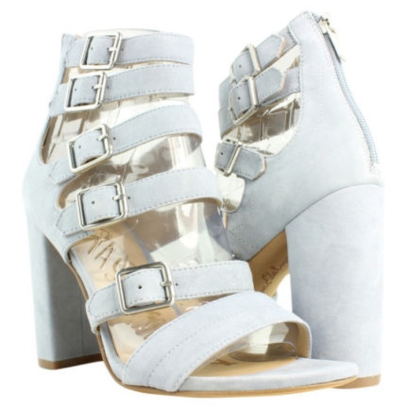 Sam Edelman Shoes - Sam Edelman NEW Blue Suede Strappy Heels
